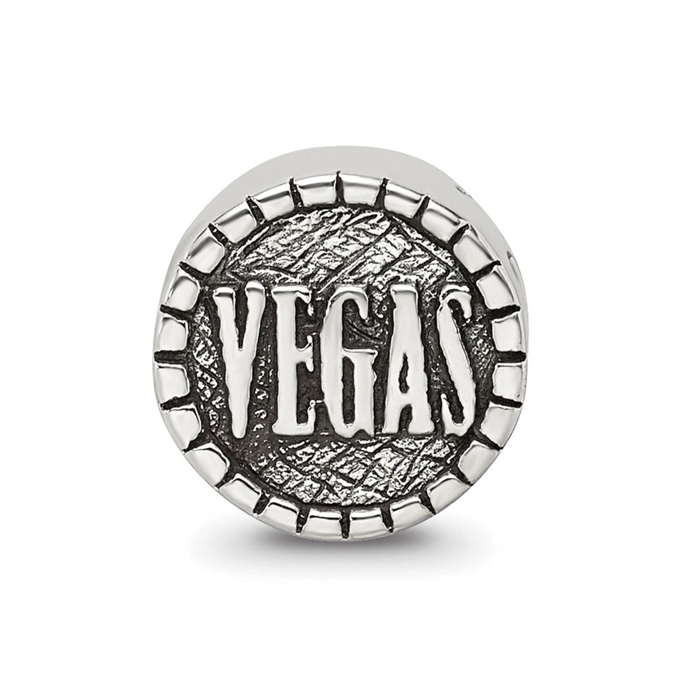 Sterlingsilber Reflections 2-sided Vegas Perle
