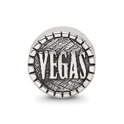 Sterlingsilber Reflections 2-sided Vegas Perle