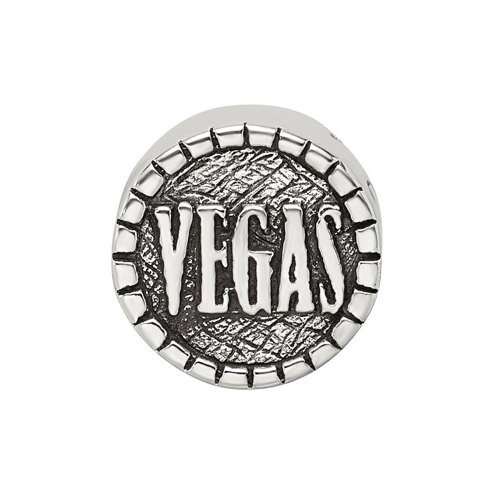 Sterlingsilber Reflections 2-sided Vegas Perle