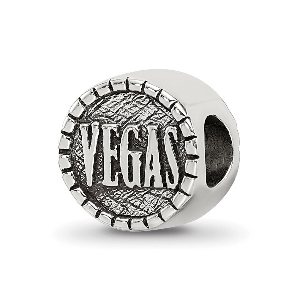 Sterlingsilber Reflections 2-sided Vegas Perle