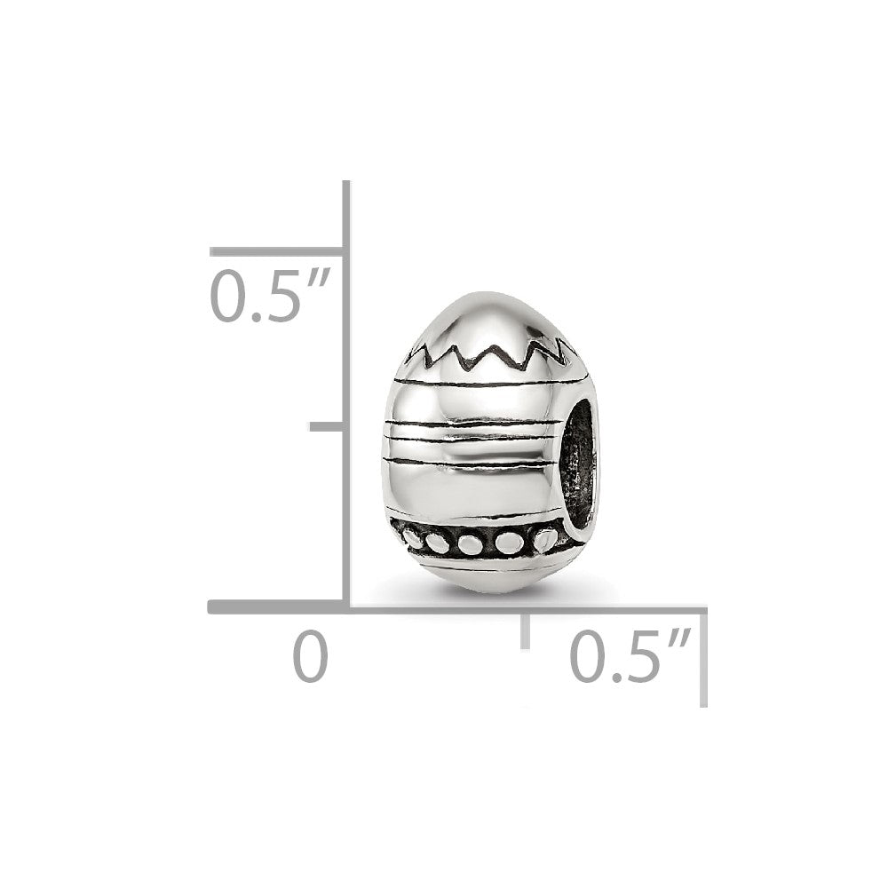 Sterlingsilber Reflections Easter Egg Perle