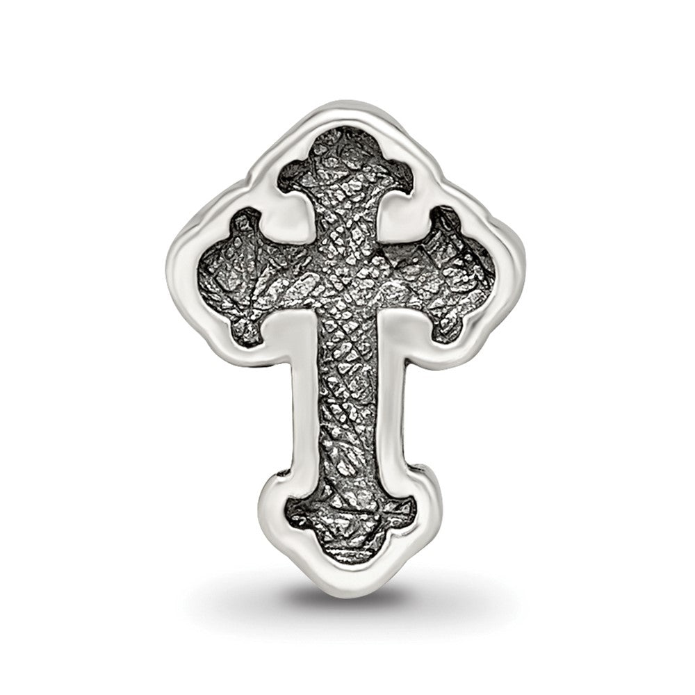 Sterlingsilber Reflections Knospend Kreuz Perle