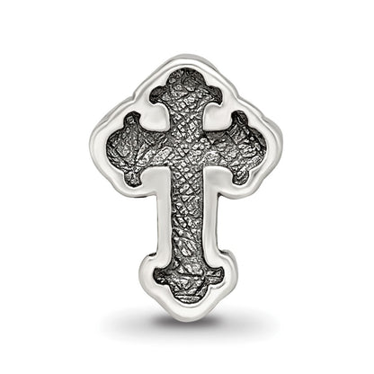 Sterlingsilber Reflections Knospend Kreuz Perle