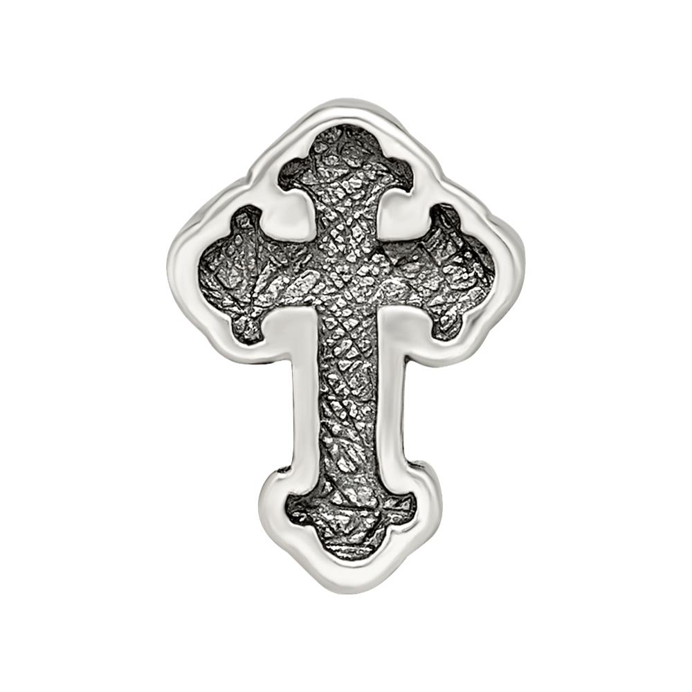Sterlingsilber Reflections Knospend Kreuz Perle