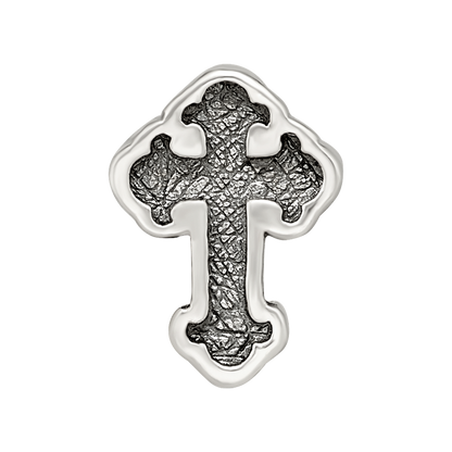 Sterlingsilber Reflections Knospend Kreuz Perle