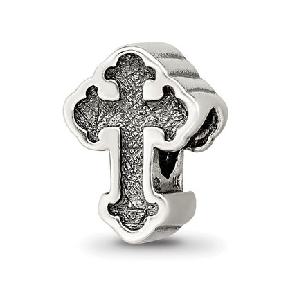 Sterlingsilber Reflections Knospend Kreuz Perle