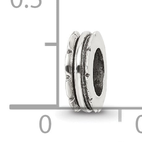Sterlingsilber Reflections Gerillt Spacer Perle