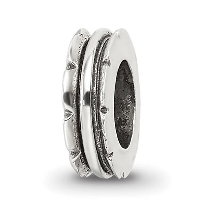 Sterlingsilber Reflections Gerillt Spacer Perle