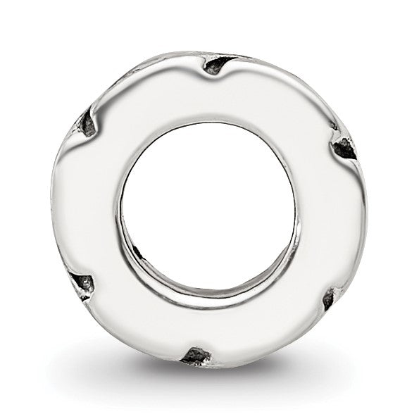 Sterlingsilber Reflections Blatt Design Spacer Perle