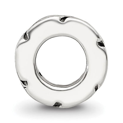 Sterlingsilber Reflections Blatt Design Spacer Perle