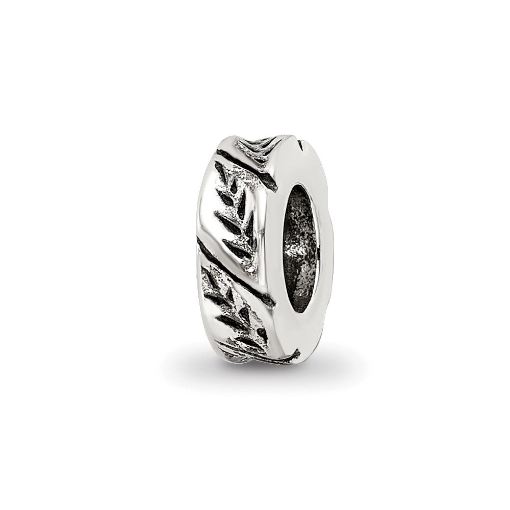 Sterlingsilber Reflections Blatt Design Spacer Perle