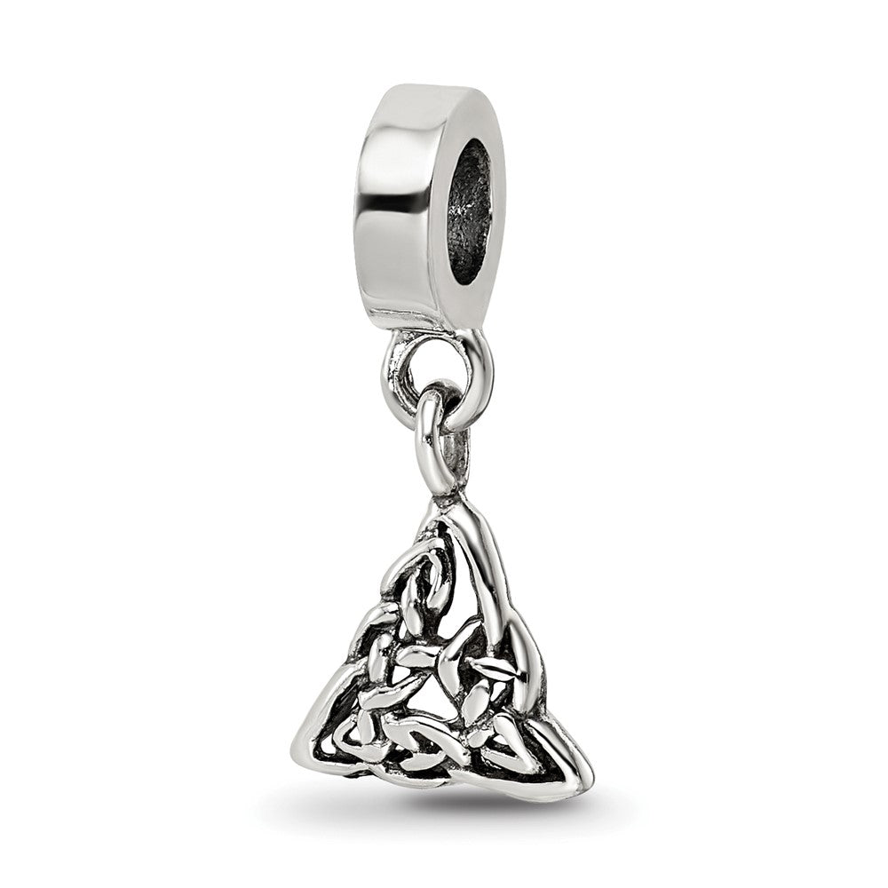Sterlingsilber Reflections Keltisch Dreifaltigkeit Hängend Perle
