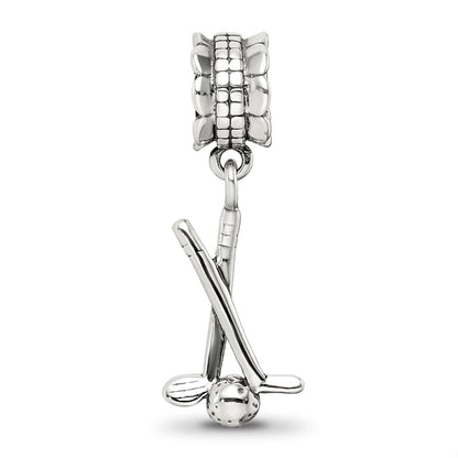 Sterlingsilber Reflections Golf Clubs und Kugel Hängend Perle