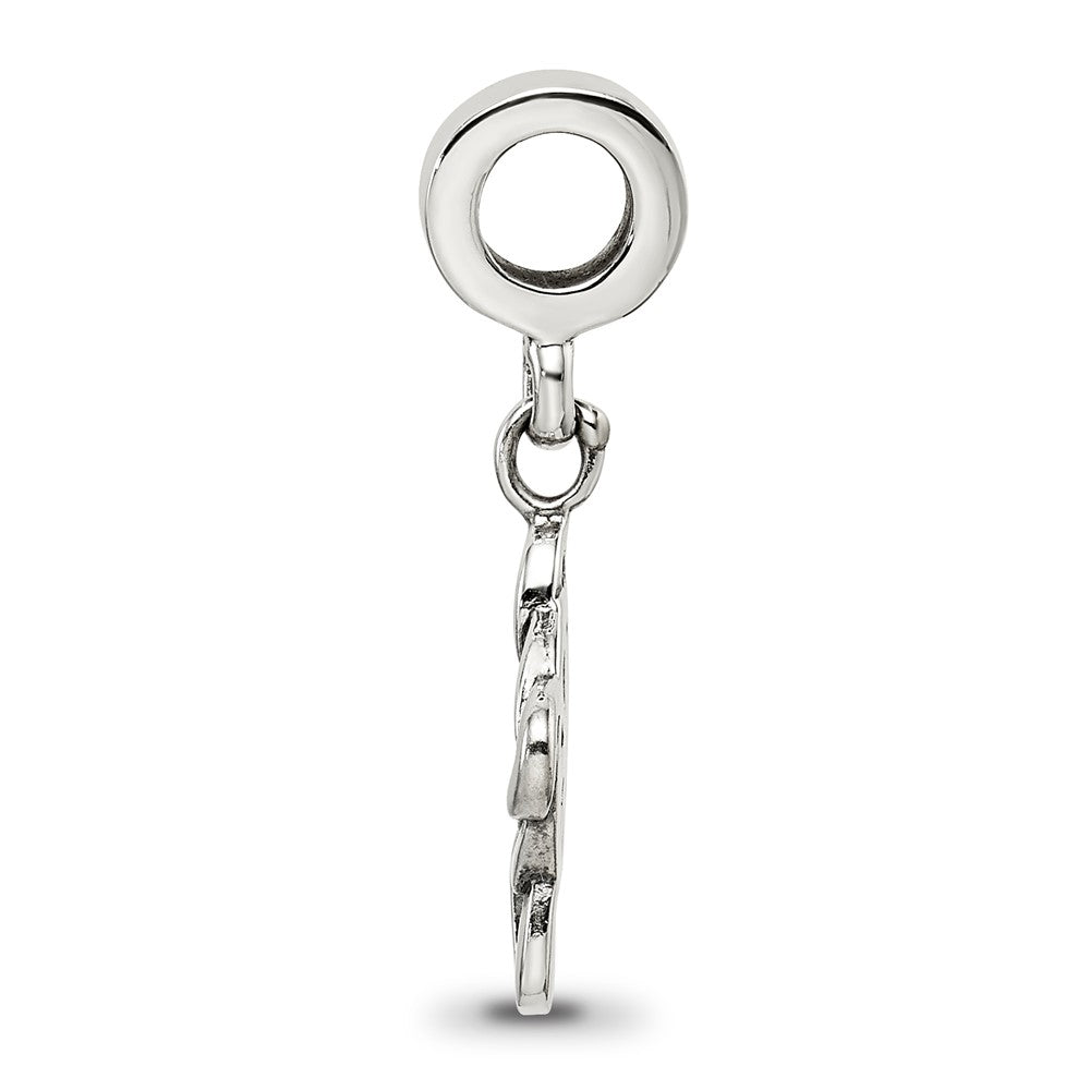 Sterlingsilber Reflections Keltisch Weave Kreuz Hängend Perle
