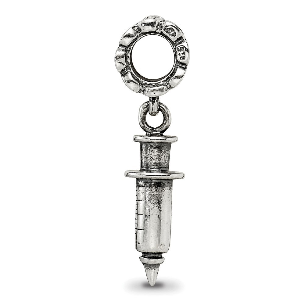 Sterlingsilber Reflections Syringe Hängend Perle