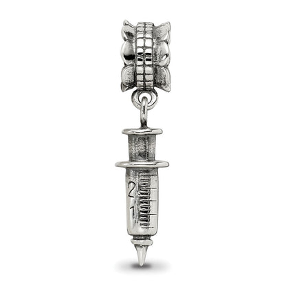 Sterlingsilber Reflections Syringe Hängend Perle