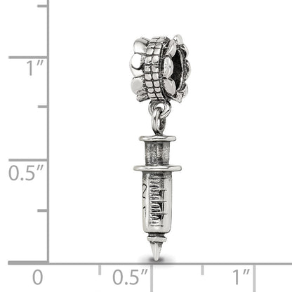 Sterlingsilber Reflections Syringe Hängend Perle
