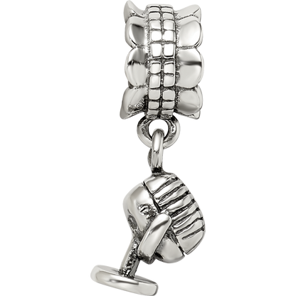 Sterlingsilber Reflections Microphone Hängend Perle