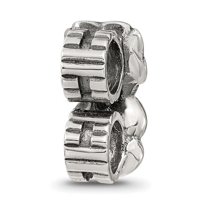 Sterlingsilber Reflections Rosa Zirkonia Connector Perle