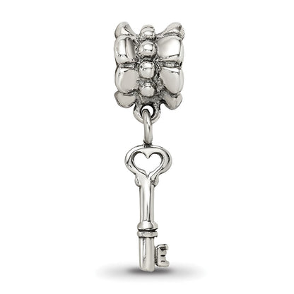 Sterlingsilber Reflections Key Hängend Perle