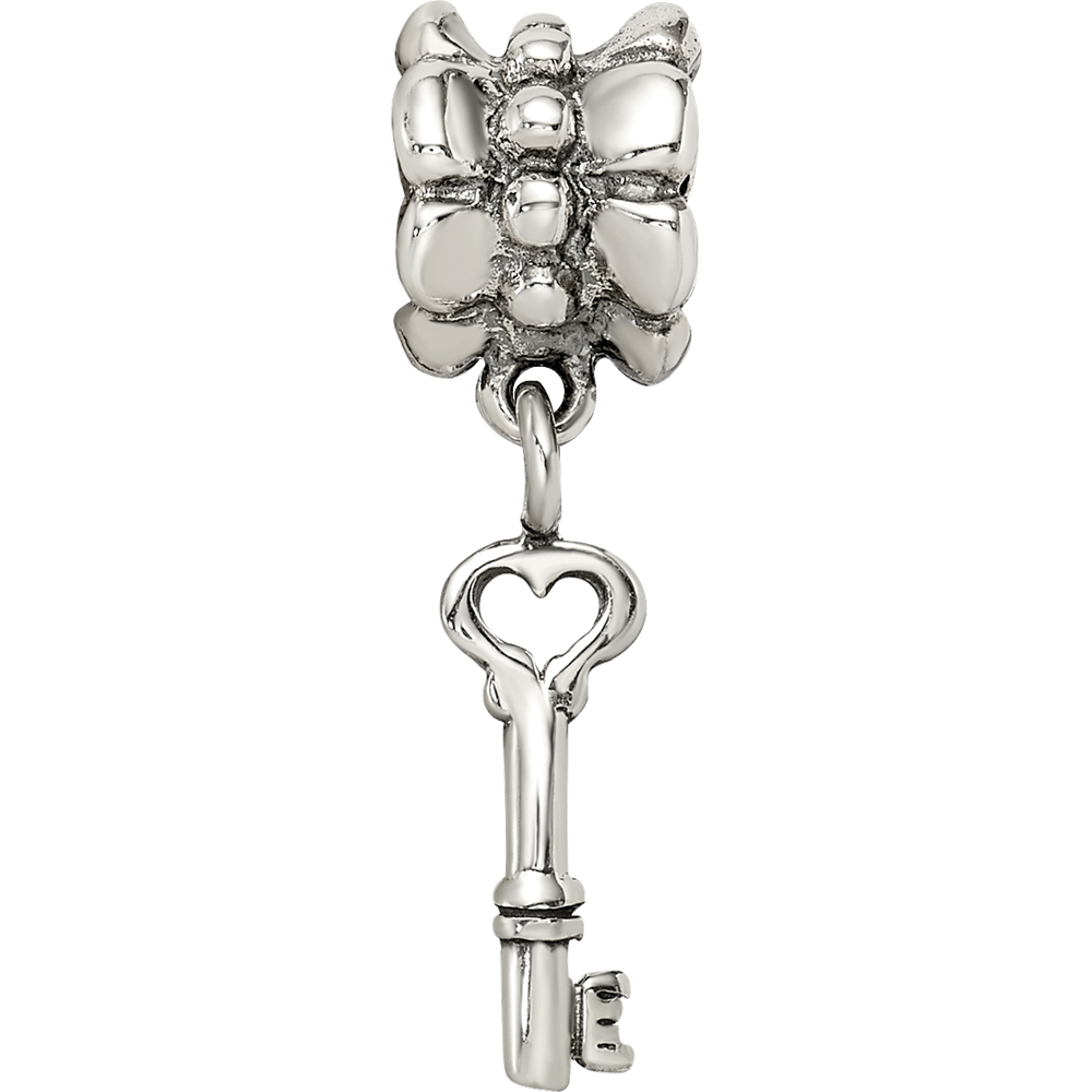 Sterlingsilber Reflections Key Hängend Perle