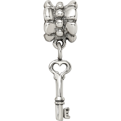 Sterlingsilber Reflections Key Hängend Perle