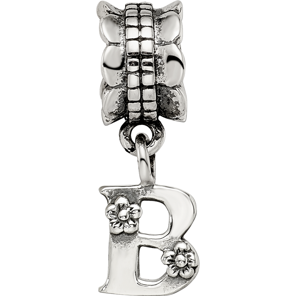 Sterlingsilber Reflections Buchstabe B Hängend Perle