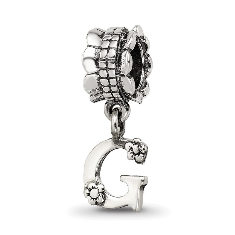 Sterlingsilber Reflections Buchstabe G Hängend Perle