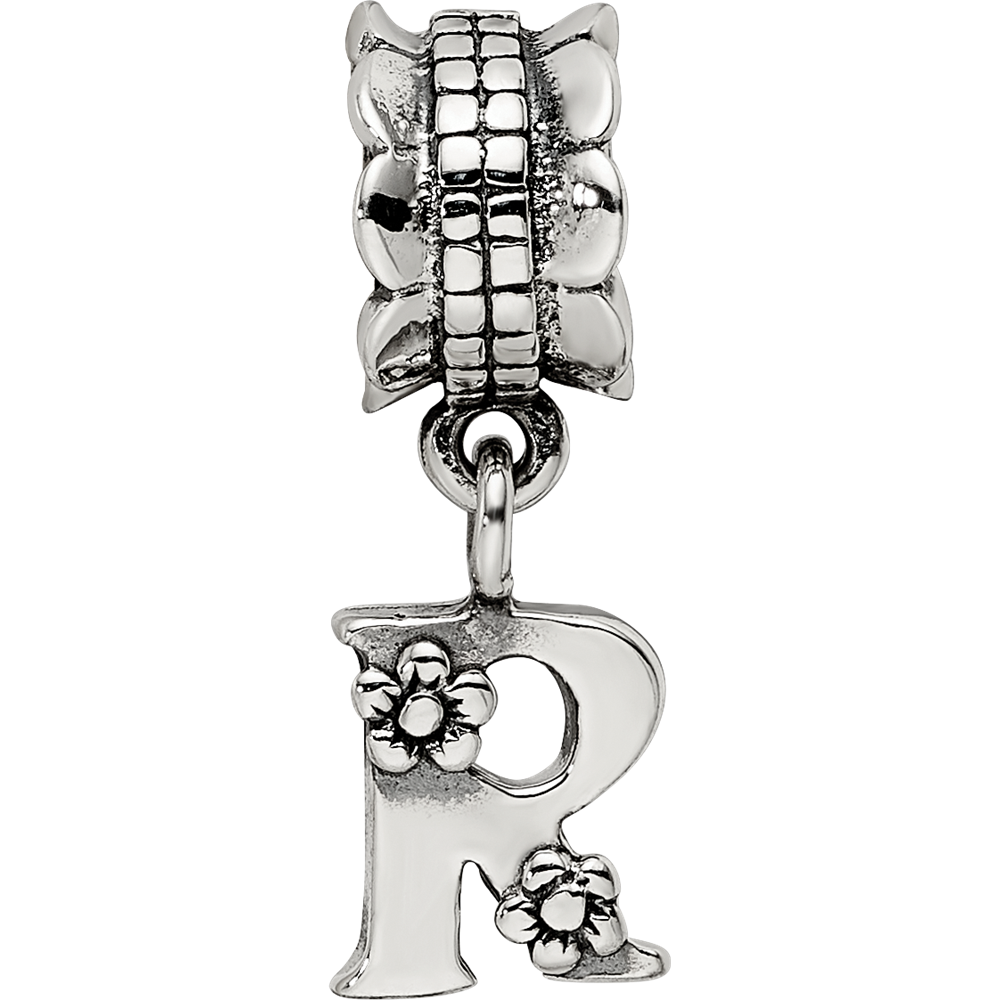 Sterlingsilber Reflections Buchstabe R Hängend Perle