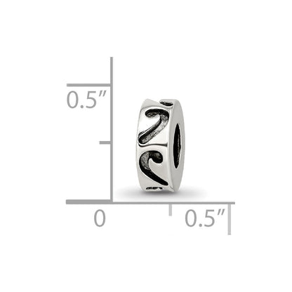 Sterlingsilber Reflections Stopper/spacer Perle