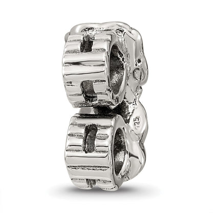Sterlingsilber Reflections Zirkonia Connector Perle