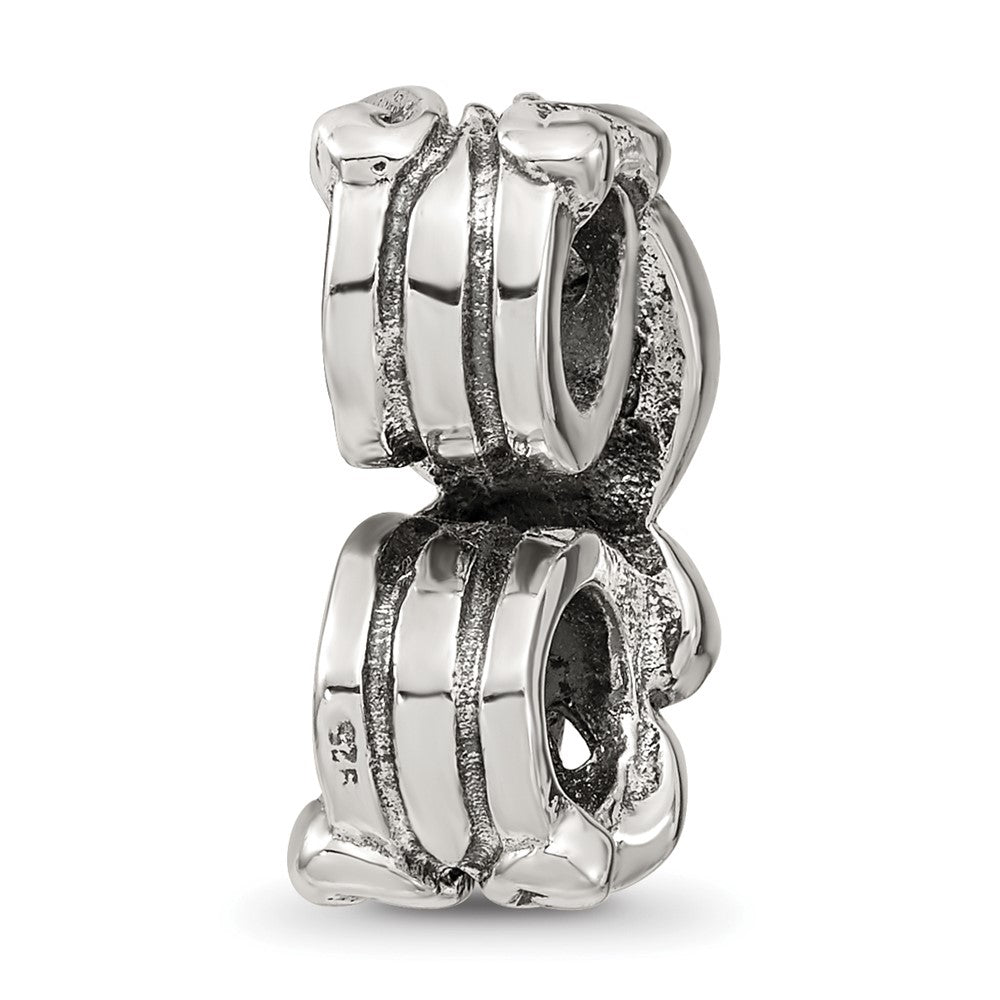 Sterlingsilber Reflections Ranke Connector Perle