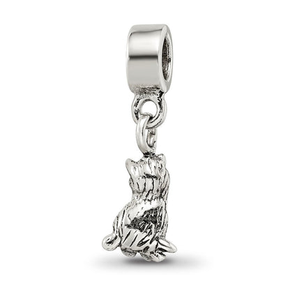 Sterlingsilber Kinder Kollektion Katze Hängend Reflections Perle