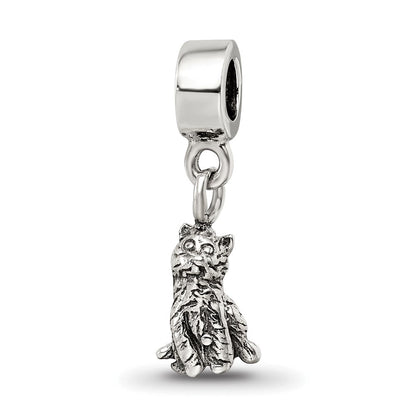 Sterlingsilber Kinder Kollektion Katze Hängend Reflections Perle