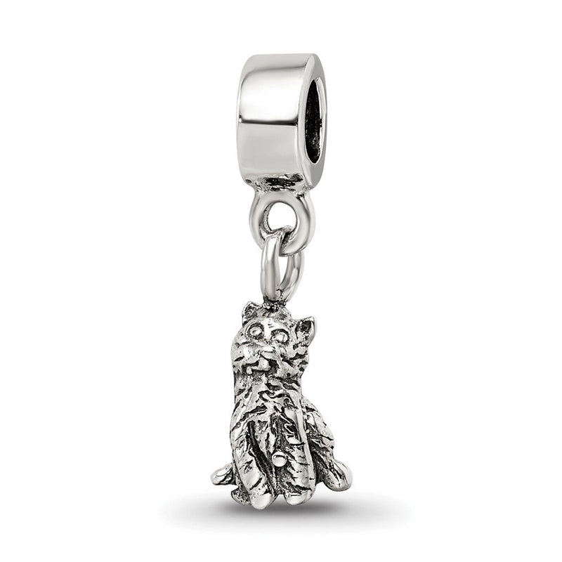 Sterlingsilber Kinder Kollektion Katze Hängend Reflections Perle
