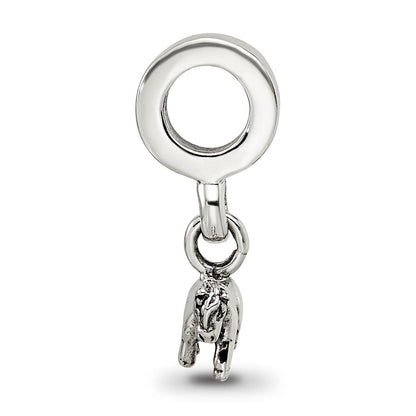 Sterlingsilber Kinder Kollektion Pony Hängend Reflections Perle