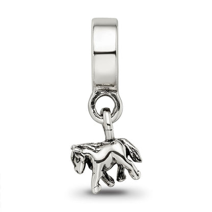 Sterlingsilber Kinder Kollektion Pony Hängend Reflections Perle