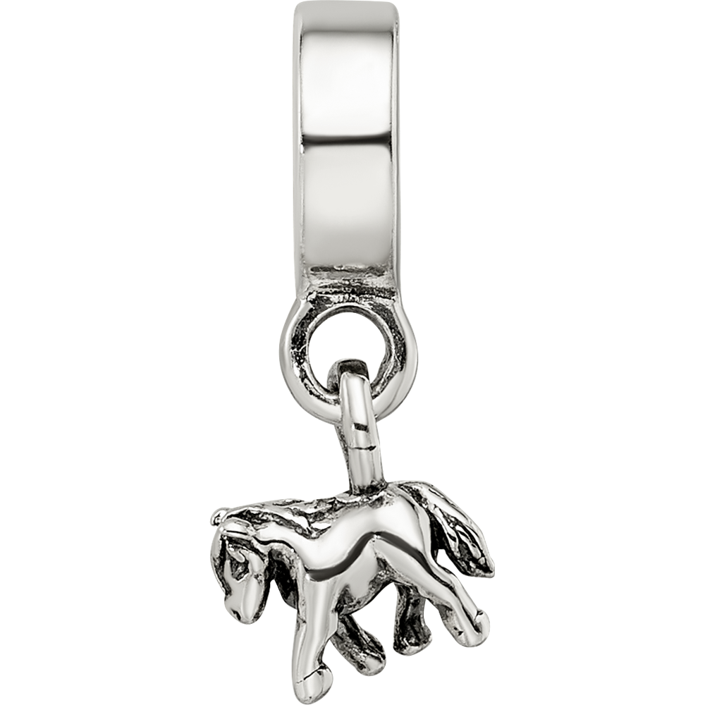 Sterlingsilber Kinder Kollektion Pony Hängend Reflections Perle