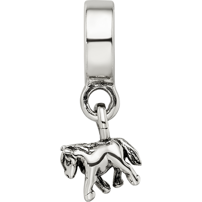 Sterlingsilber Kinder Kollektion Pony Hängend Reflections Perle