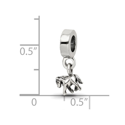 Sterlingsilber Kinder Kollektion Pony Hängend Reflections Perle