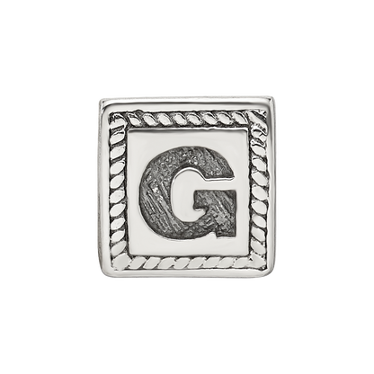 Sterlingsilber Reflections Buchstabe G Dreieck Block Perle