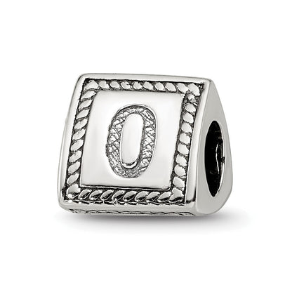 Sterlingsilber Reflections Zahl 0 Dreieck Block Perle