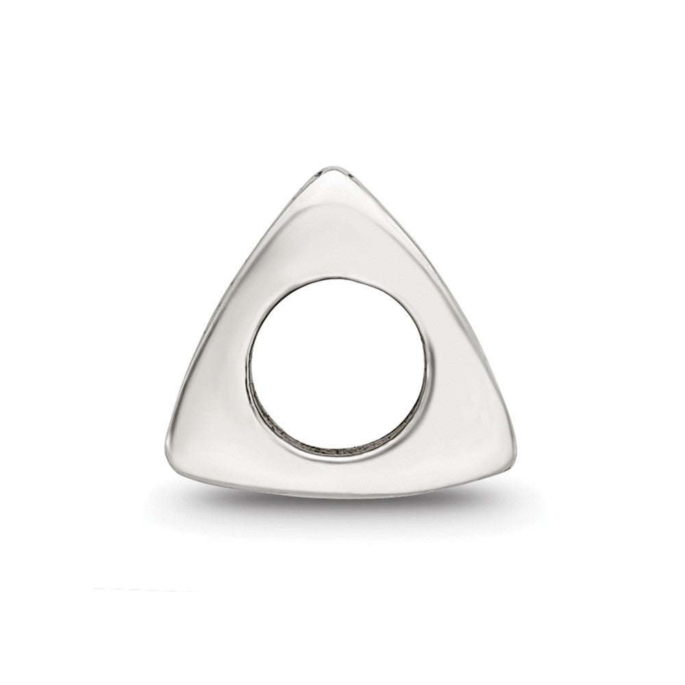 Sterlingsilber Reflections Zahl 9 Dreieck Block Perle