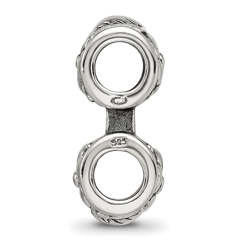 Sterlingsilber Reflections Blumen Connector Perle