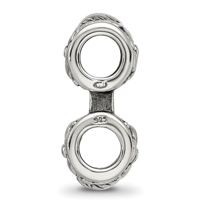 Sterlingsilber Reflections Blumen Connector Perle
