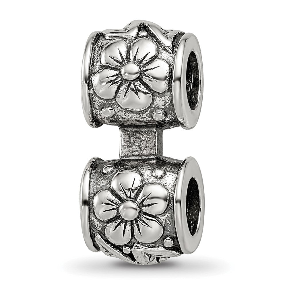 Sterlingsilber Reflections Blumen Connector Perle