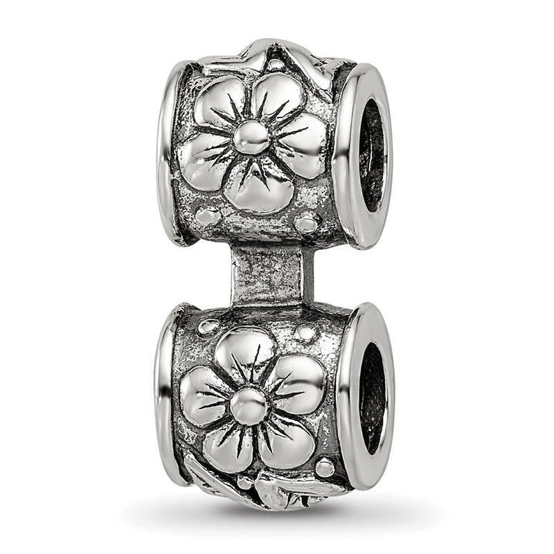 Sterlingsilber Reflections Blumen Connector Perle
