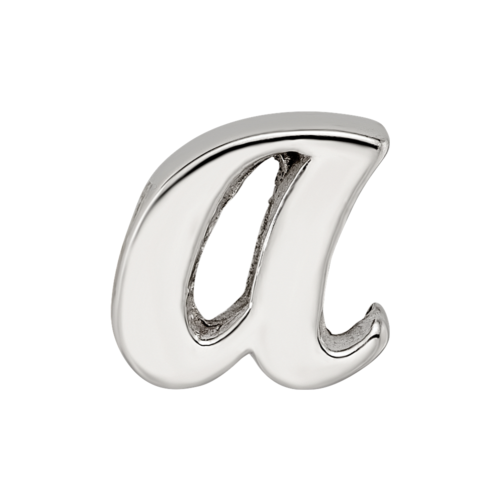 Sterlingsilber Reflections Buchstabe A Schreibschrift Perle