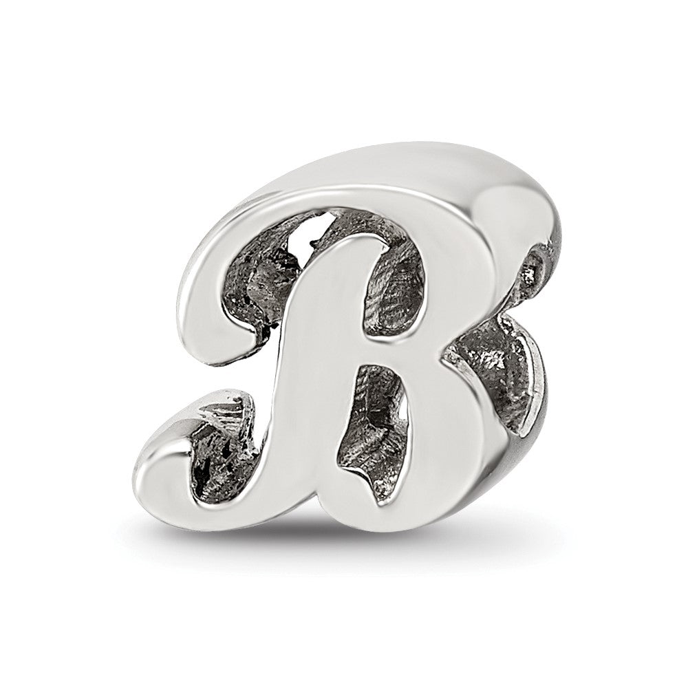 Sterlingsilber Reflections Buchstabe B Schreibschrift Perle