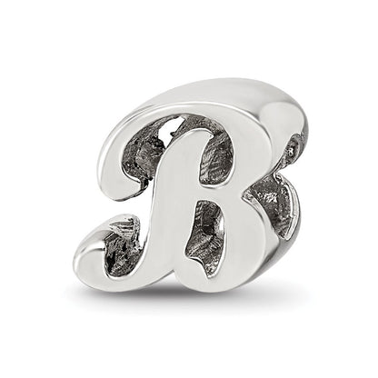 Sterlingsilber Reflections Buchstabe B Schreibschrift Perle
